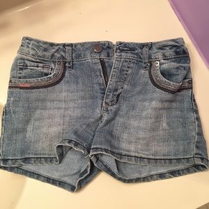 denim shorts